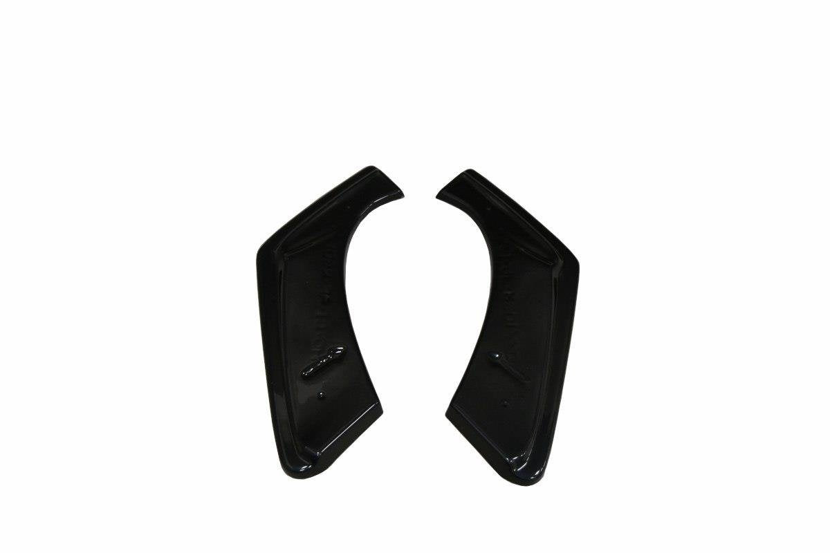 Maxton Design Heck Ansatz Flaps Diffusor passend für Honda Civic Mk9 Facelift schwarz Hochglanz