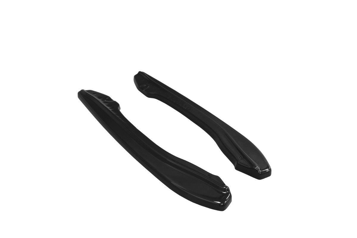 Maxton Design Heck Ansatz Flaps Diffusor passend für BMW M6 E63 schwarz Hochglanz
