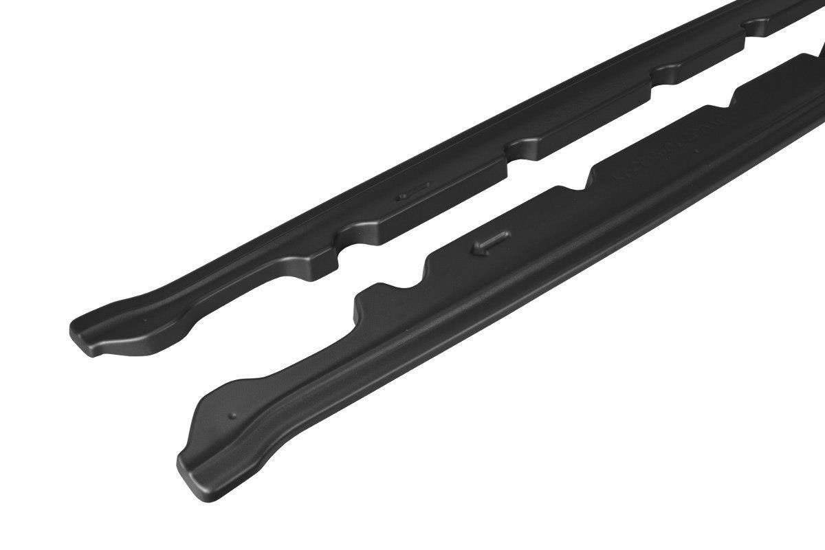 Maxton Design Street+ Seitenschweller Leisten passend für Kia Ceed GT MK2 schwarz Hochglanz