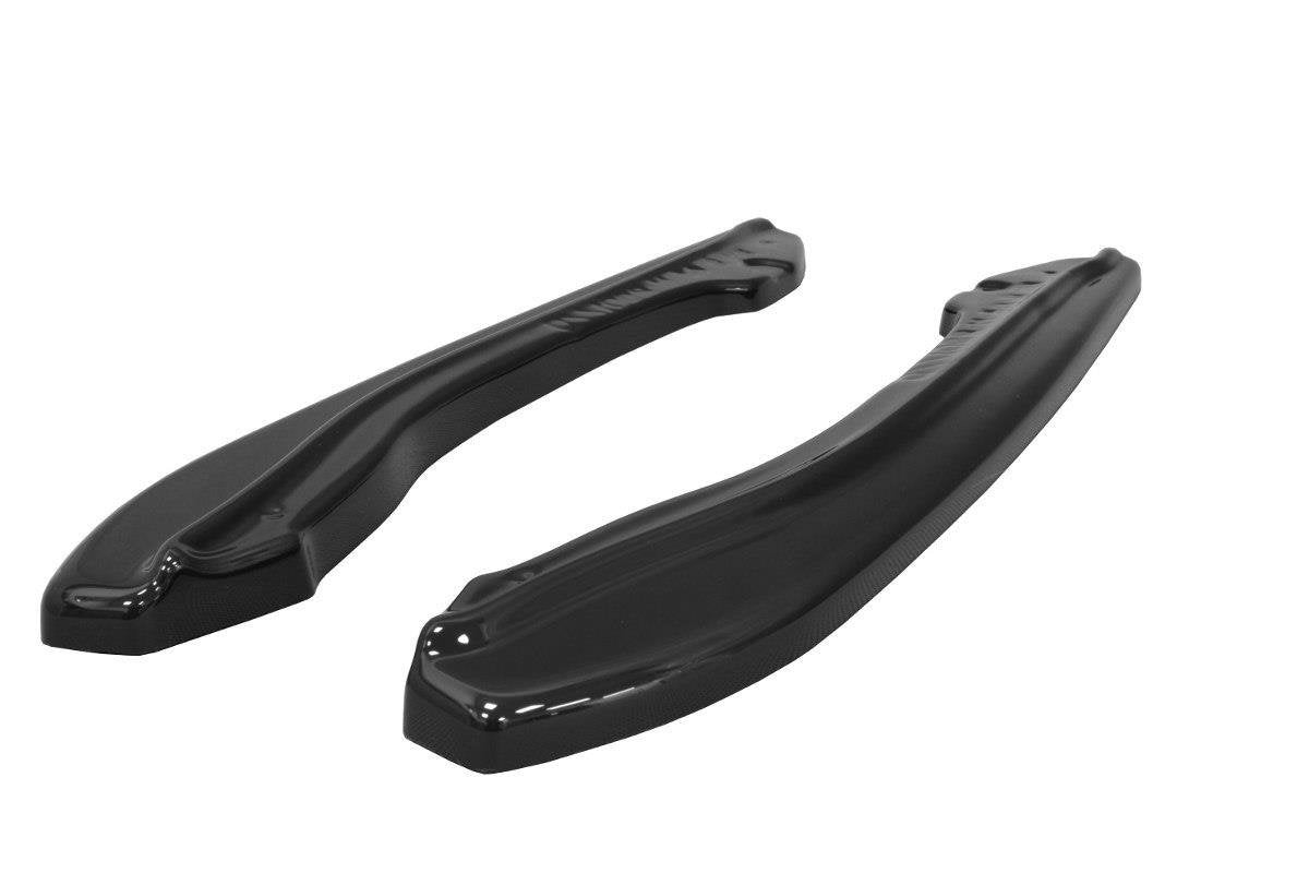 Maxton Design Heck Ansatz Flaps Diffusor passend für BMW M6 E63 schwarz Hochglanz