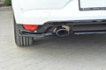 Maxton Design Heck Ansatz Flaps Diffusor passend für Renault Megane Mk4 Hatchback schwarz Hochglanz