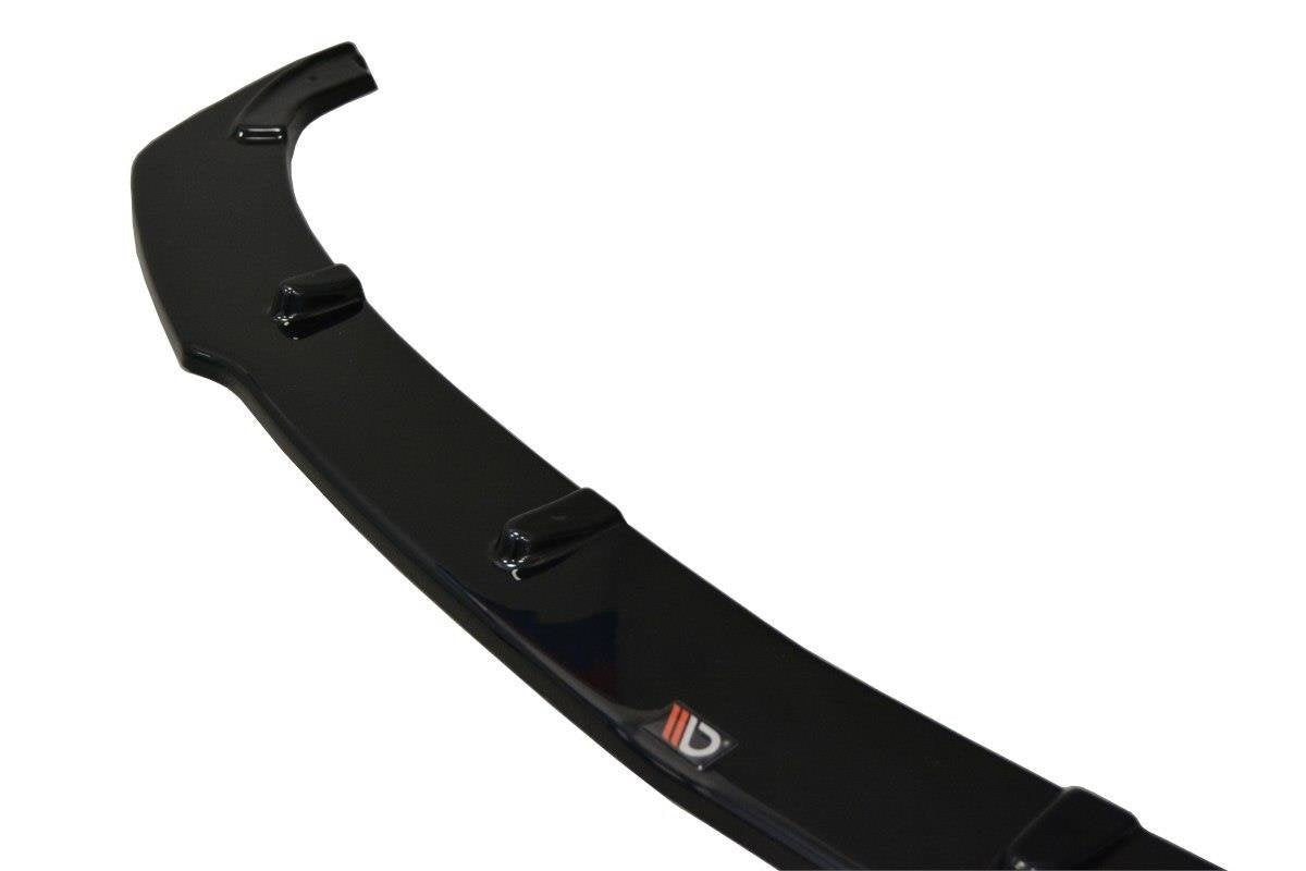 Maxton Design Street+ Spoilerlippe Front Ansatz V.1 passend für Infiniti G37 Limousine schwarz Hochglanz