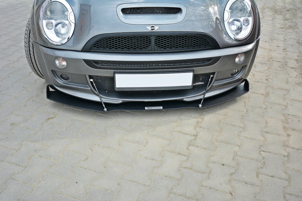 Maxton Design Racing Street+ Spoilerlippe Front Ansatz passend für MINI R53 COOPER S JCW