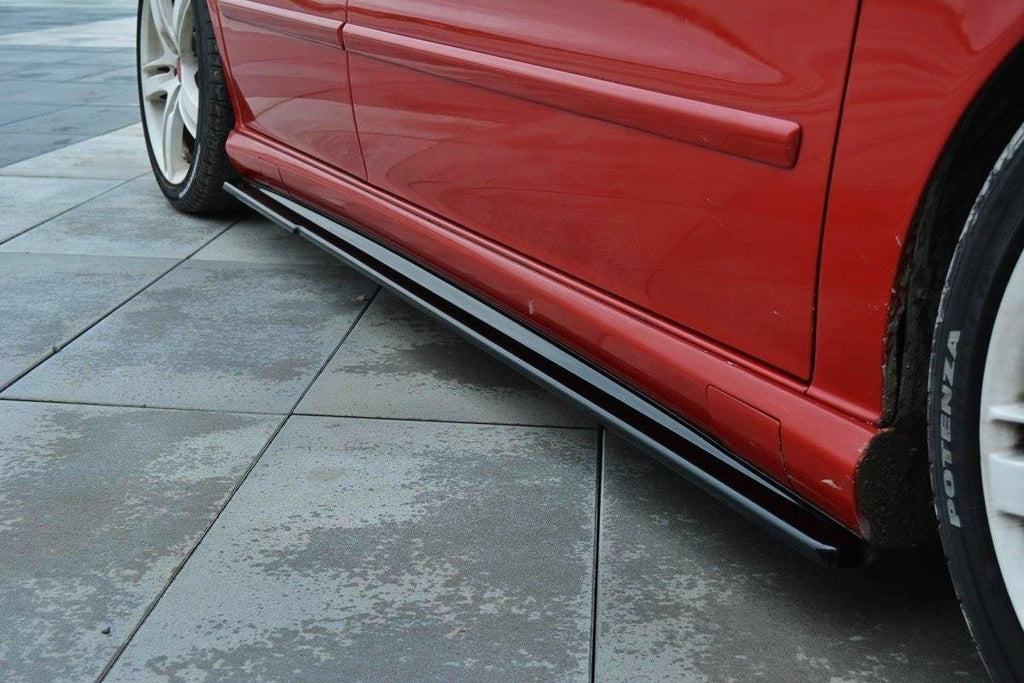 Maxton Design Street+ Seitenschweller Leisten passend für Seat Leon Mk1 Cupra schwarz Hochglanz