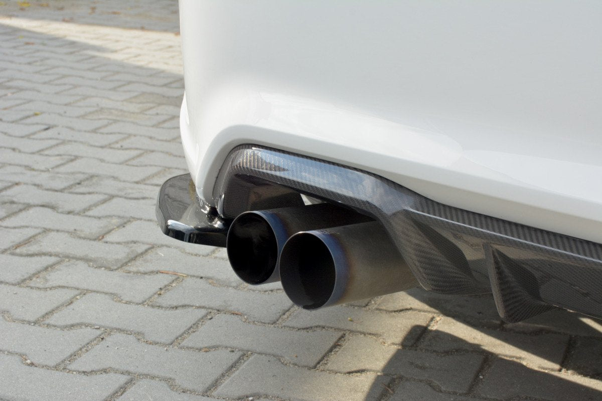 Maxton Design Heck Ansatz Flaps Diffusor passend für BMW M2 (F87) COUPÉ schwarz Hochglanz