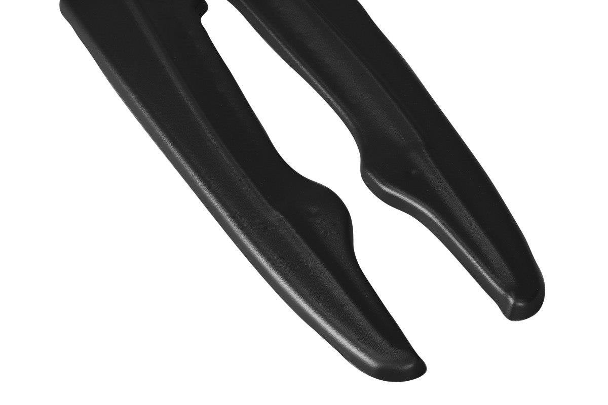 Maxton Design Heck Ansatz Flaps Diffusor passend für Mercedes - Benz E Coupe / Cabrio C207 Facelift / A207 Facelit schwarz Hochglanz