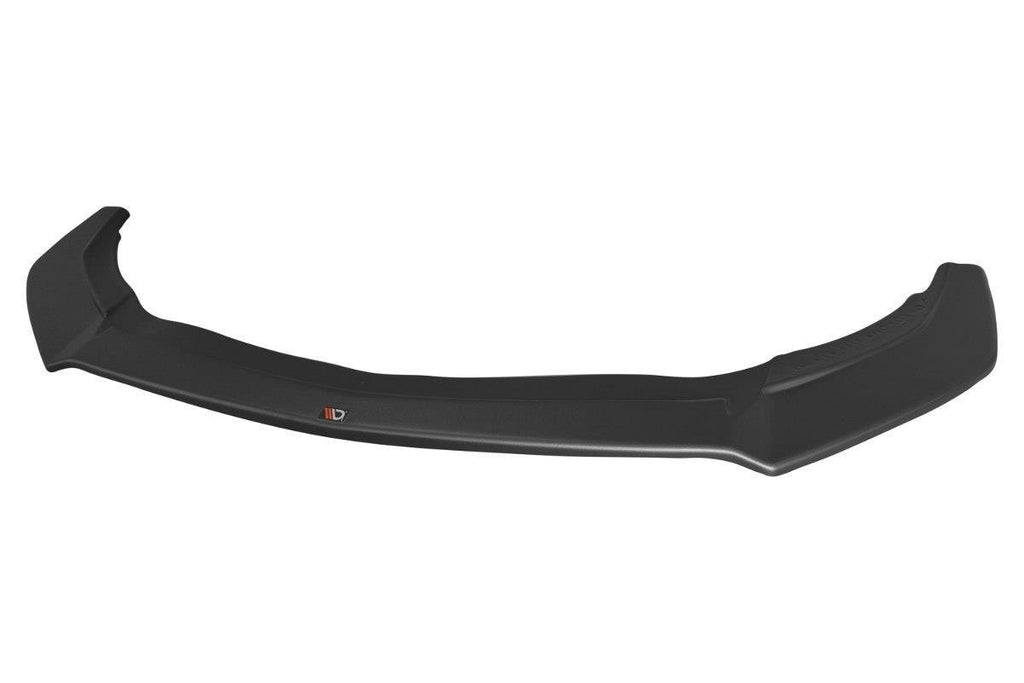 Maxton Design Street+ Spoilerlippe Front Ansatz V.2 passend für Mercedes CLA A45 AMG C117 Facelift schwarz Hochglanz