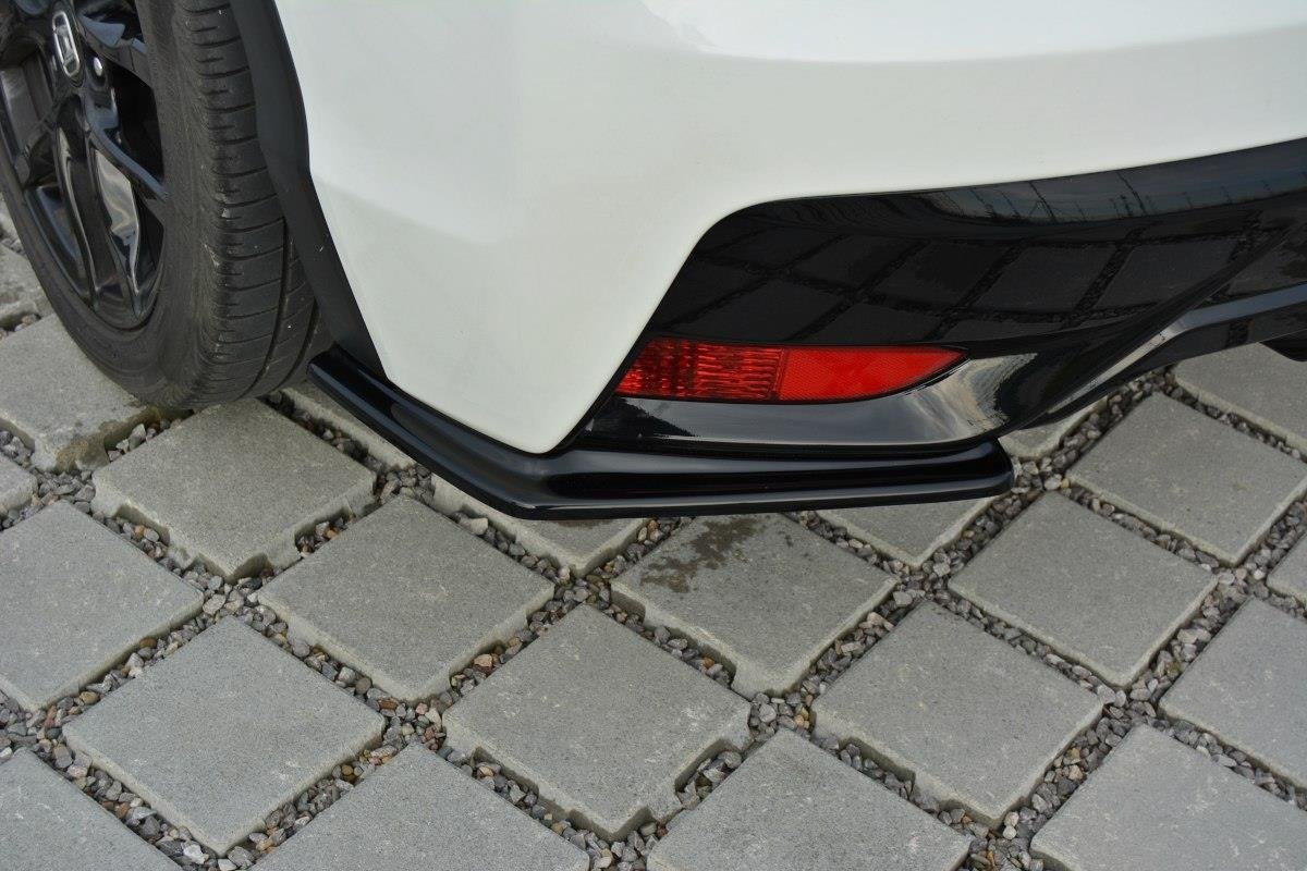 Maxton Design Heck Ansatz Flaps Diffusor für Honda Civic Mk9 Facelift schwarz matt