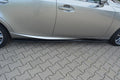 Maxton Design Street+ Seitenschweller Leisten passend für Lexus IS Mk3/ Mk3 Facelift schwarz Hochglanz