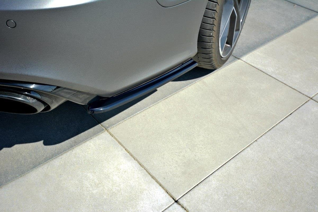 Maxton Design Heck Ansatz Flaps Diffusor für Audi RS7 Facelift Carbon Look
