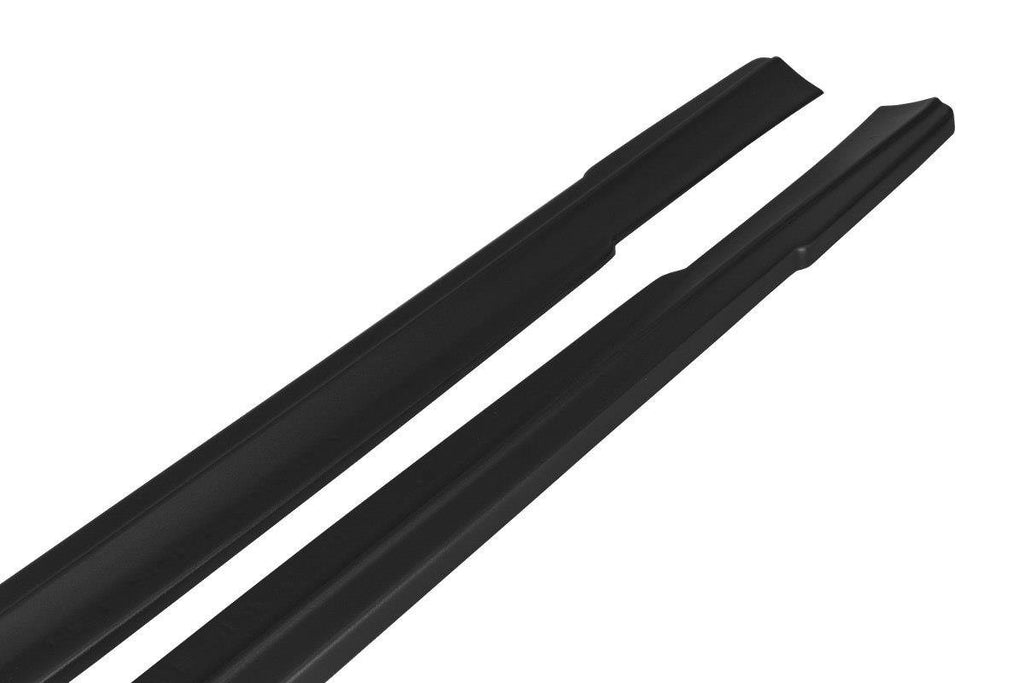 Maxton Design Seitenschweller Ansatz für Mercedes E W212 schwarz matt