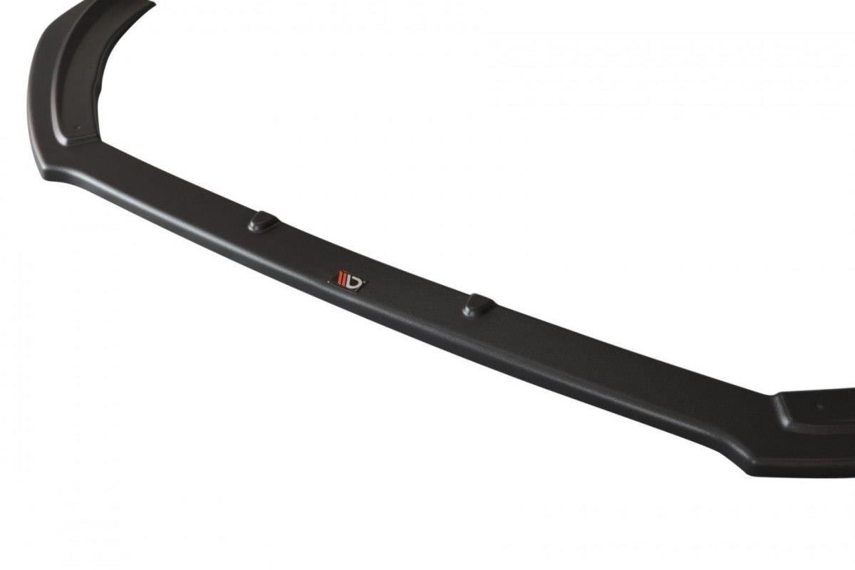 Maxton Design Street+ Spoilerlippe Front Ansatz V.2 passend für Ford Fiesta Mk8 ST / ST-Line schwarz Hochglanz