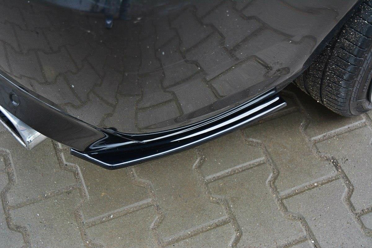 Maxton Design Heck Ansatz Flaps Diffusor passend für OPEL ZAFIRA B OPC / VXR schwarz Hochglanz