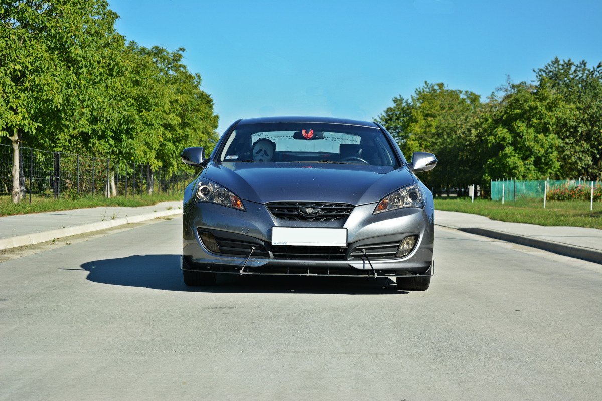 Maxton Design Racing Street+ Spoilerlippe Front Ansatz passend für HYUNDAI GENESIS COUPÉ MK.1