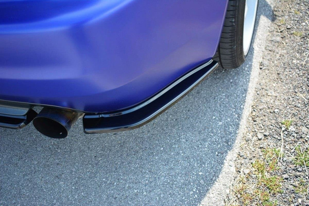 Maxton Design Heck Ansatz Flaps Diffusor passend für HONDA S2000 schwarz Hochglanz