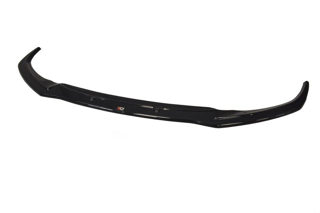 Maxton Design Street+ Spoilerlippe Front Ansatz V.1 passend für Audi RS7 C7 schwarz Hochglanz