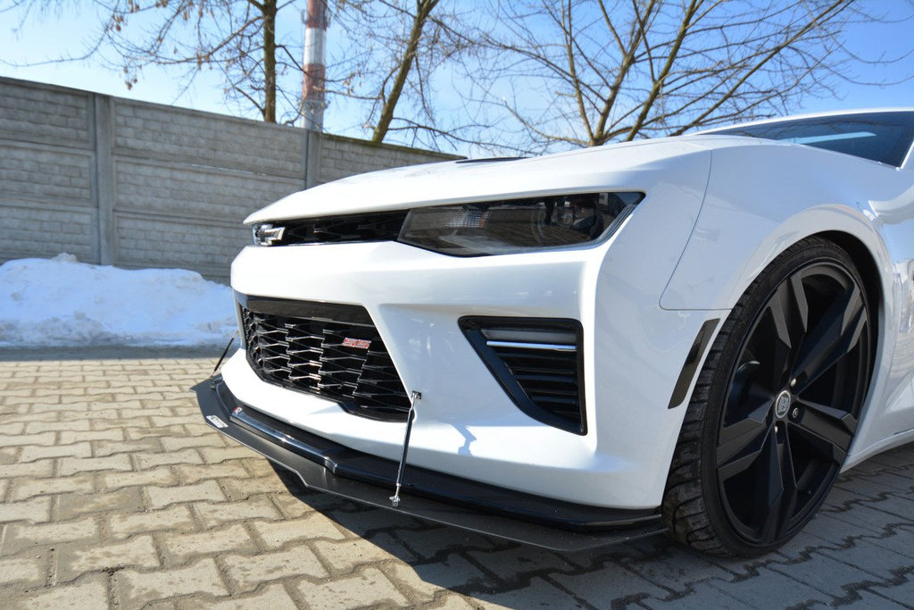 Maxton Design HYBRID Street+ Spoilerlippe Front Ansatz passend für CHEVROLET CAMARO 6TH-GEN. PHASE-I 2SS COUPE