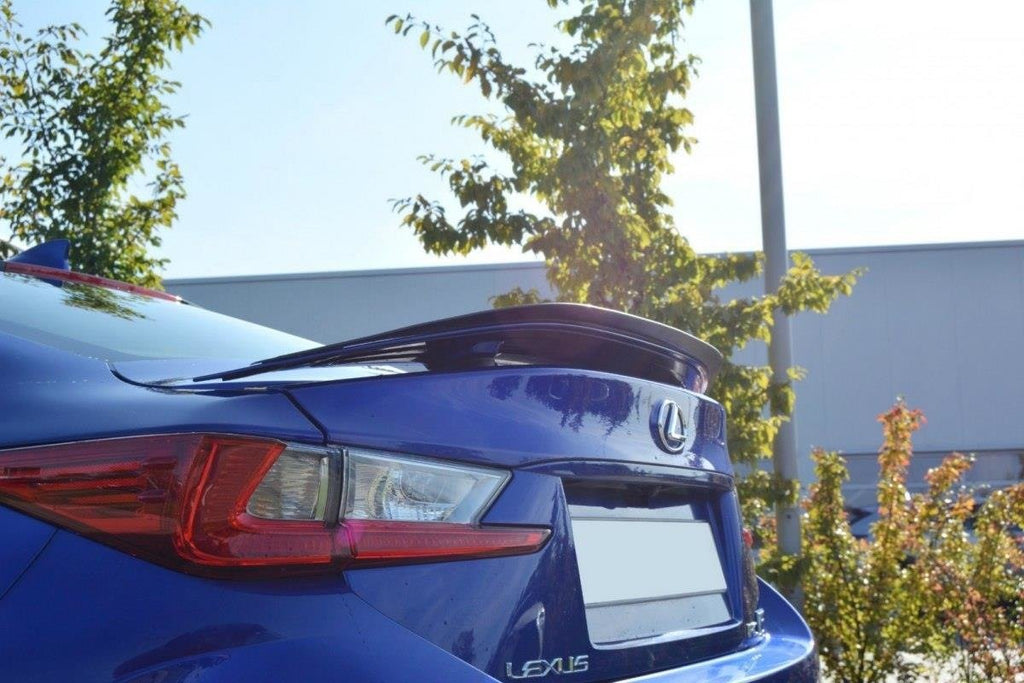 Maxton Design Spoiler CAP passend für Lexus RC F schwarz Hochglanz
