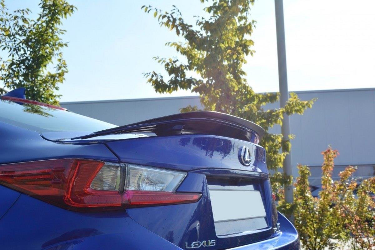 Maxton Design Spoiler CAP passend für Lexus RC F schwarz Hochglanz