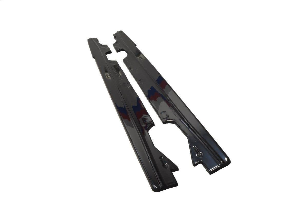 Maxton Design Street+ Seitenschweller Leisten passend für Renault Megane Hatchback Mk4 schwarz Hochglanz