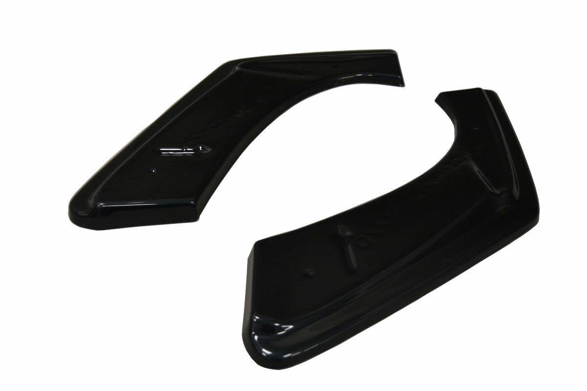 Maxton Design Heck Ansatz Flaps Diffusor passend für Honda Civic Mk9 Facelift schwarz Hochglanz