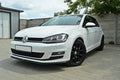 Maxton Design Street+ Seitenschweller Leisten passend für VW Golf Mk7 Standard schwarz Hochglanz