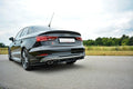 Maxton Design Heckansatz Audi S3 8V FL Hatchback / Sportback / Limousine schwarz Hochglanz für Audi A3
