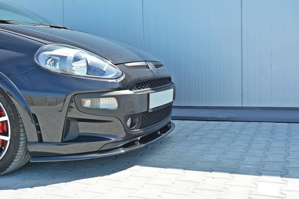 Maxton Design Frontdiffusor Abarth Punto Evo schwarz Hochglanz für Abarth Punto Evo