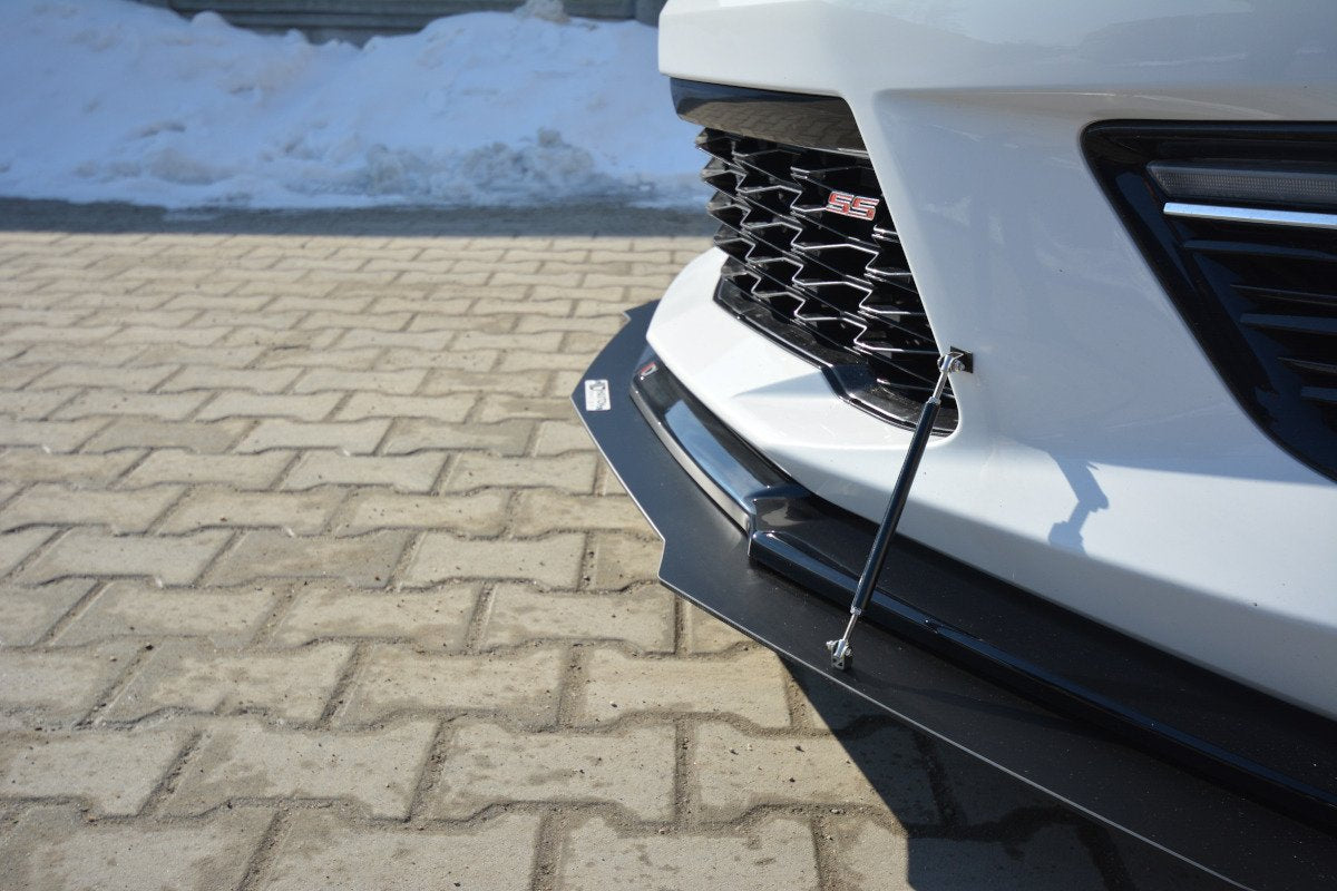 Maxton Design HYBRID Street+ Spoilerlippe Front Ansatz passend für CHEVROLET CAMARO 6TH-GEN. PHASE-I 2SS COUPE