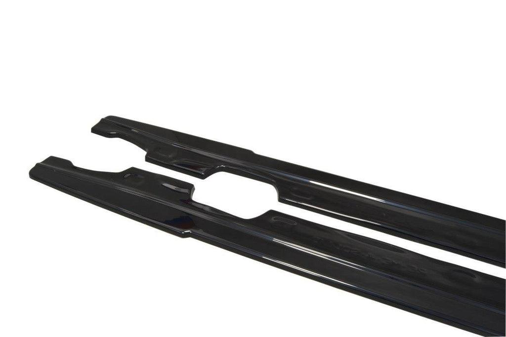 Maxton Design Street+ Seitenschweller Leisten passend für Renault Megane Hatchback Mk4 schwarz Hochglanz