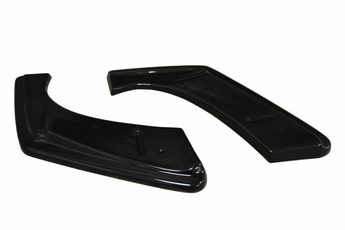 Maxton Design Heck Ansatz Flaps Diffusor für Honda Civic Mk9 Facelift schwarz matt