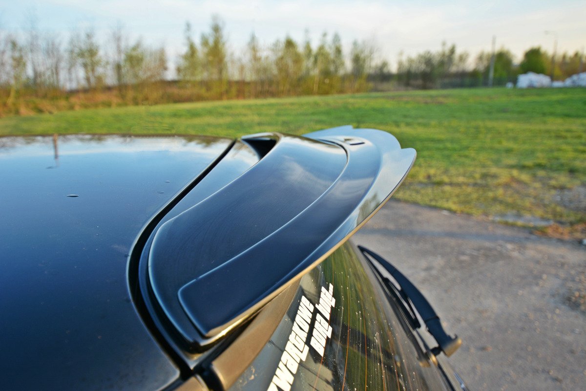 Maxton Design Spoiler CAP passend für MINI R53 COOPER S JCW schwarz Hochglanz