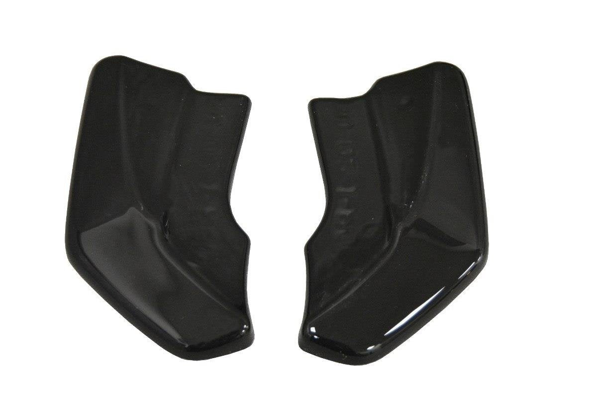 Maxton Design Heck Ansatz Flaps Diffusor passend für Audi Q2 Mk.1 schwarz Hochglanz