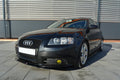Maxton Design Street+ Spoilerlippe Front Ansatz passend für Audi A3 S-Line 8P schwarz Hochglanz