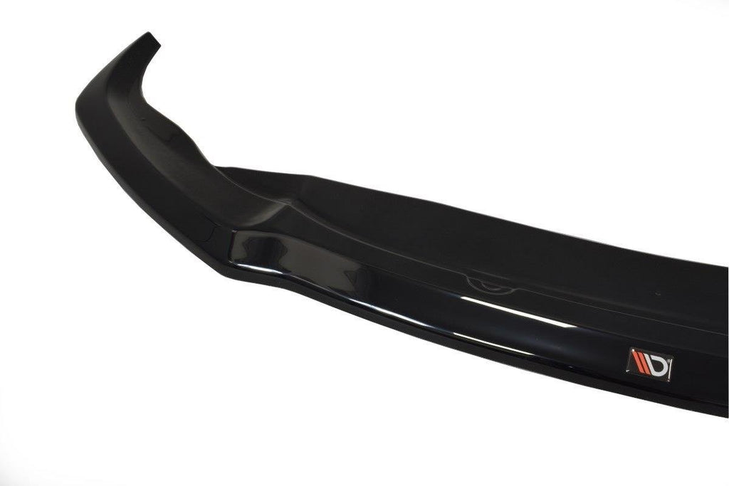 Maxton Design Street+ Spoilerlippe Front Ansatz V.2 passend für Audi RS7 C7 schwarz Hochglanz