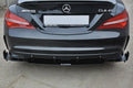 Maxton Design Diffusor Heck Ansatz passend für Heckschürze V.3 passend für Mercedes CLA A45 AMG C117 Facelift