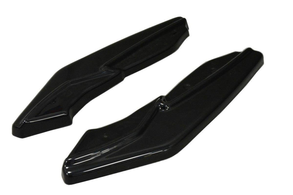 Maxton Design Heck Ansatz Flaps Diffusor passend für Renault Laguna mk 3 Coupe schwarz Hochglanz