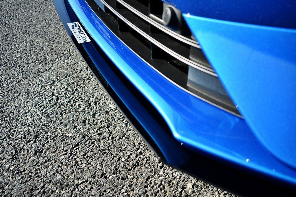 Maxton Design Sport Street+ Spoilerlippe Front Ansatz passend für Ford Focus ST / ST-Line Mk4 schwarz Hochglanz