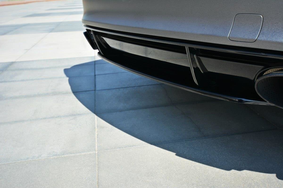 Maxton Design Heckansatz Audi RS7 C7 schwarz Hochglanz für Audi A7