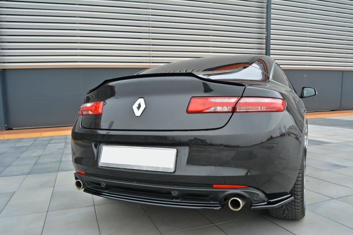 Maxton Design Spoiler CAP passend für Renault Laguna mk 3 Coupe schwarz Hochglanz