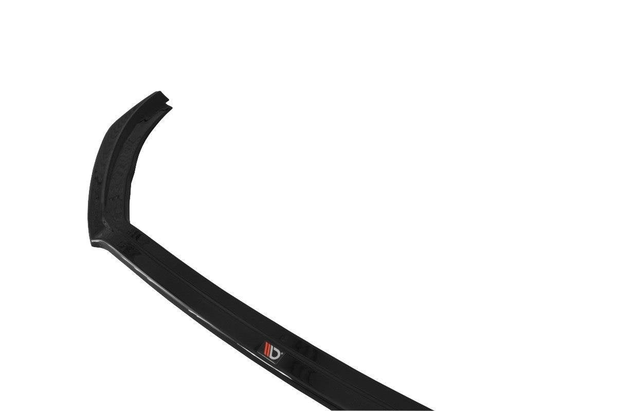 Maxton Design Street+ Spoilerlippe Front Ansatz V.1 passend für Ford Fiesta Mk8 ST / ST-Line schwarz Hochglanz