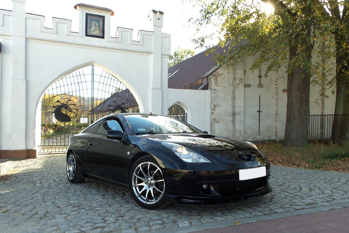 Maxton Design Racing Street+ Spoilerlippe Front Ansatz passend für TOYOTA CELICA T23 vor Facelift