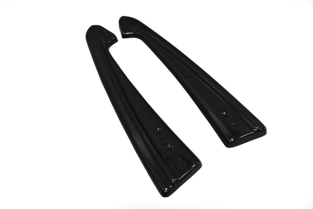 Maxton Design Heck Ansatz Flaps Diffusor für Audi RS7 Facelift Carbon Look