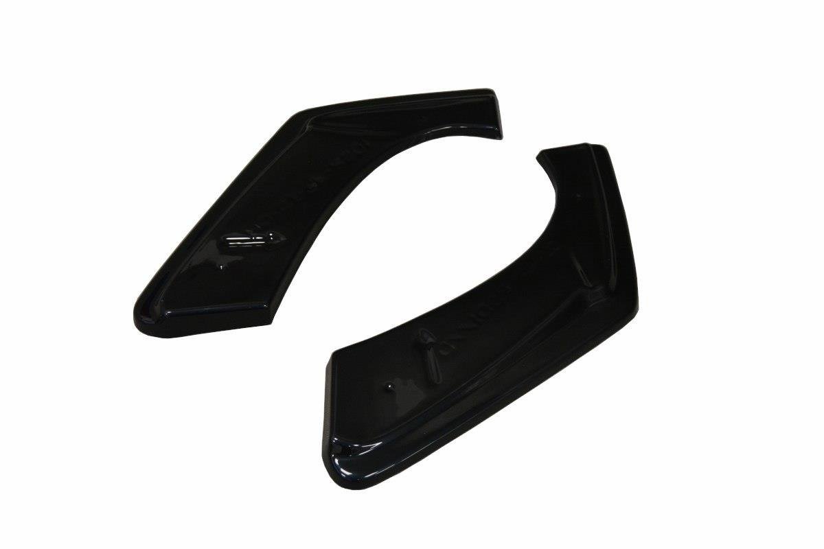 Maxton Design Heck Ansatz Flaps Diffusor für Honda Civic Mk9 Facelift schwarz matt