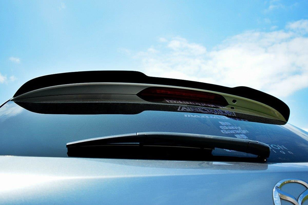 Maxton Design Spoiler CAP passend für Mazda 6 GJ (Mk3) Wagon schwarz Hochglanz