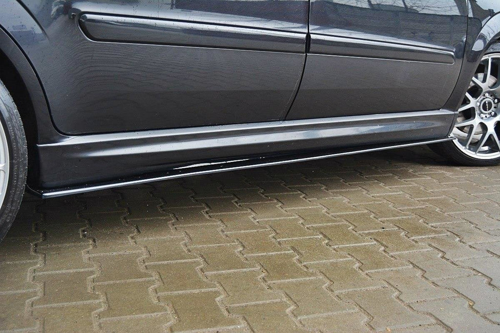 Maxton Design Street+ Seitenschweller Leisten passend für OPEL ZAFIRA B OPC schwarz Hochglanz