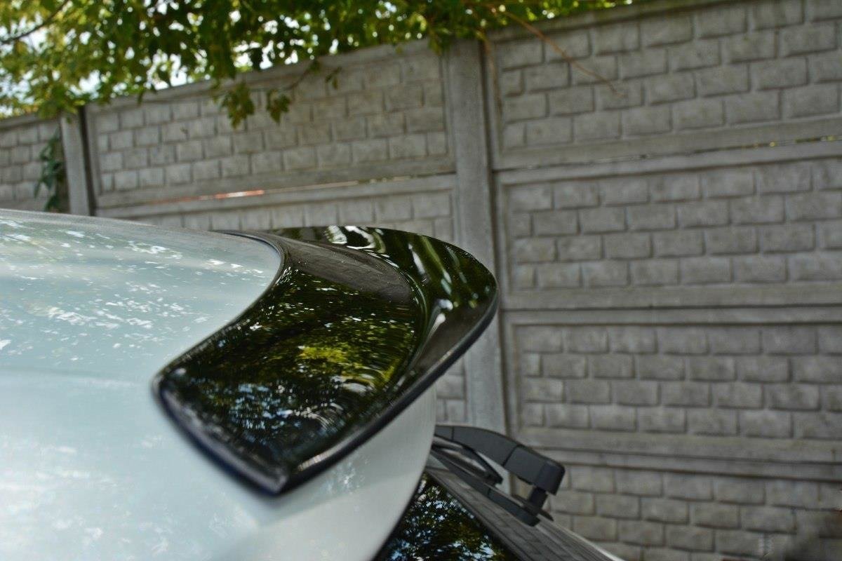 Maxton Design Spoiler CAP passend für Renault Megane Hatchback MK4 schwarz Hochglanz