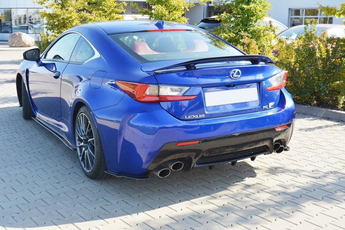 Maxton Design Seitenschweller Ansatz für Lexus RC F Carbon Look
