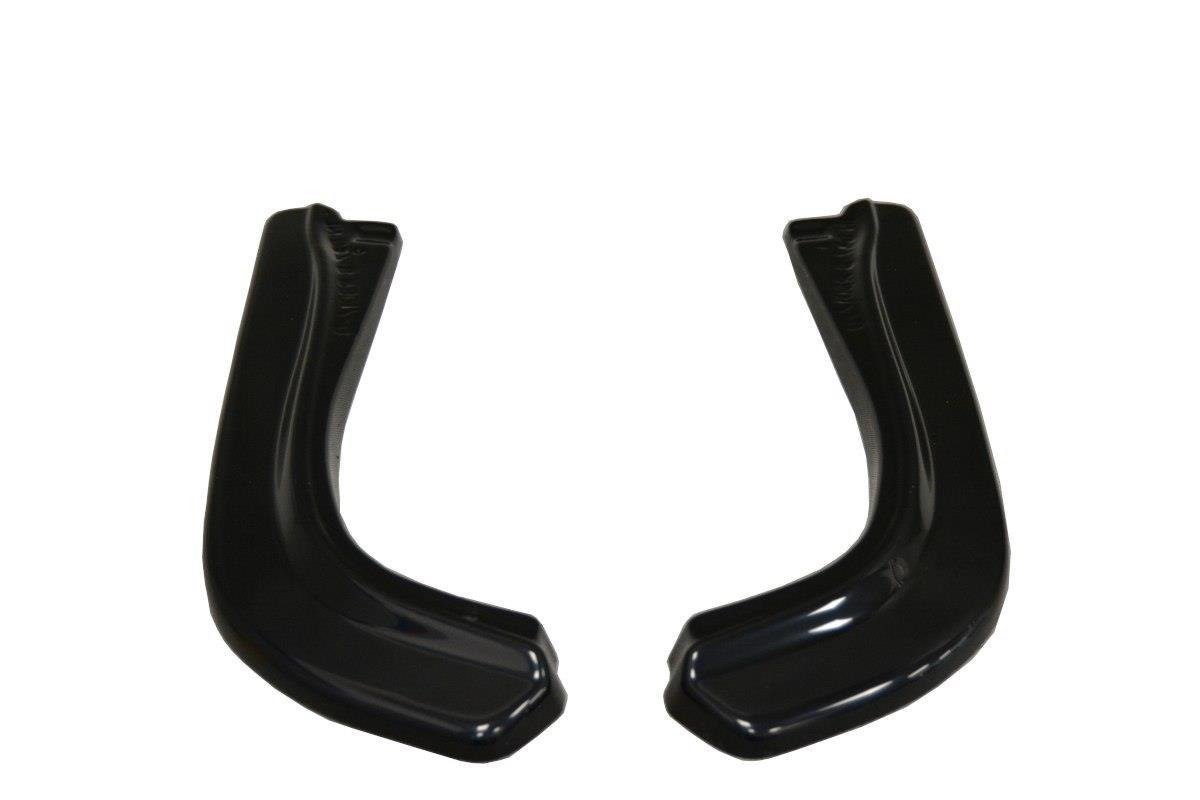 Maxton Design Heck Ansatz Flaps Diffusor passend für Infiniti G37 Limousine schwarz Hochglanz