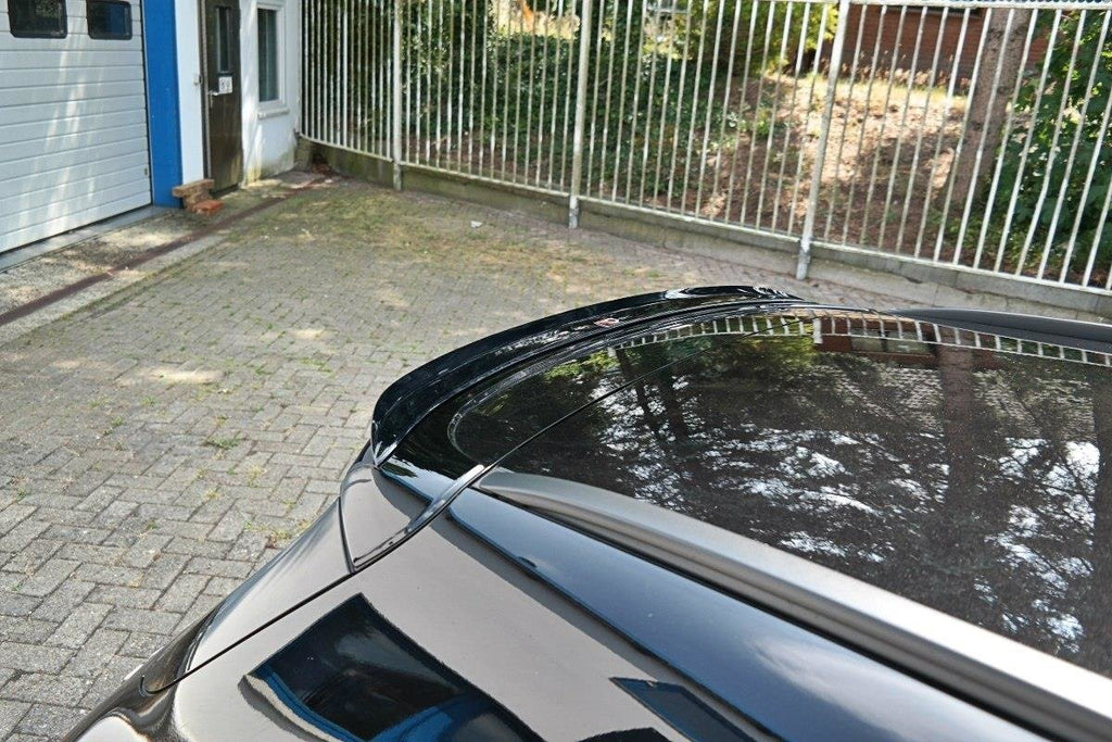Maxton Design Spoiler CAP passend für Mercedes C-Klasse S205 63 AMG Kombi schwarz Hochglanz